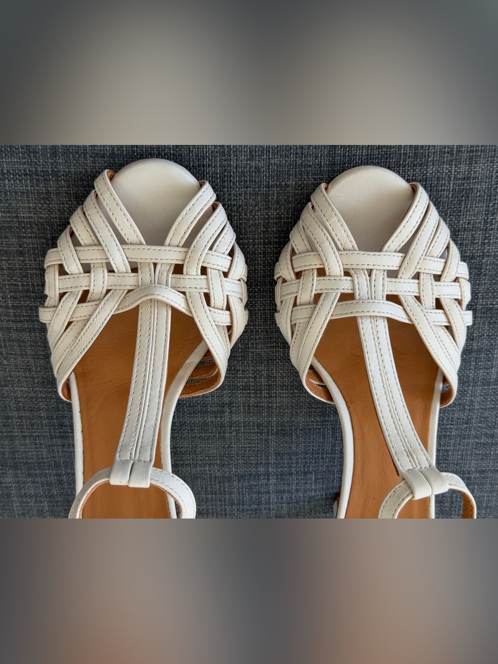 SÉZANE
HIGH HORSENSE SANDALS – SMOOTH ECRU VEGETABLE-TANNED GOATSKIN – Size 35 - Picture 5 of 16